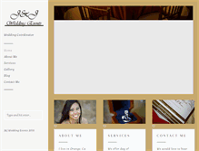 Tablet Screenshot of jandjweddingevents.com